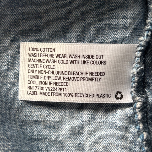 UNIVERSAL THREADS Target Denim Chambray Sleeveless Tank Dress SIZE Medium - Picture 7 of 7